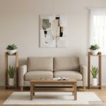 vidaXL Stojan na rastliny 2 pcs Remeselný Dub 30 x 30 x 100 cm – Obrázok 4