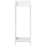 vidaXL Stojan na rastliny Biely 30 x 30 x 80 cm Konštruované drevo – Obrázok 5