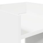 vidaXL Stojan na rastliny s poličkou 2 pcs Biely 30 x 30 x 80 cm – Obrázok 9