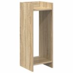 vidaXL Stojan na rastliny s poličkou Sonoma dub 30 x 30 x 80 cm – Obrázok 2