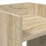 vidaXL Stojan na rastliny s poličkou Sonoma dub 30 x 30 x 80 cm – Obrázok 8