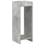 vidaXL Stojan na rastliny s poličkou Betónovo Sivá 30 x 30 x 80 cm – Obrázok 2