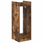 vidaXL Stojan na rastliny Údený Dub 30 x 30 x 80 cm Konštruované drevo – Obrázok 7