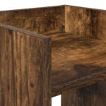 vidaXL Stojan na rastliny Údený Dub 30 x 30 x 80 cm Konštruované drevo – Obrázok 8