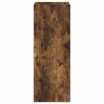 vidaXL Stojan na rastliny s poličkou 2 pcs Údený Dub 30 x 30 x 80 cm – Obrázok 7