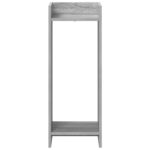 vidaXL Stojan na rastliny s poličkou Sivá Sonoma 30 x 30 x 80 cm – Obrázok 5