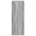 vidaXL Stojan na rastliny s poličkou Sivá Sonoma 30 x 30 x 80 cm – Obrázok 6