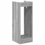 vidaXL Stojan na rastliny s poličkou Sivá Sonoma 30 x 30 x 80 cm – Obrázok 7