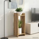 vidaXL Stojan na rastliny 2 pcs Remeselný Dub 30 x 30 x 80 cm – Obrázok 4
