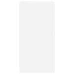 vidaXL Stojan na rastliny s poličkou 2 pcs Biely 30 x 30 x 60 cm – Obrázok 7