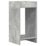 vidaXL Stojan na rastliny s poličkou Betónovo Sivá 30 x 30 x 60 cm – Obrázok 2