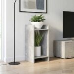 vidaXL Stojan na rastliny 2 pcs Betónovo Sivá 30 x 30 x 60 cm – Obrázok 4