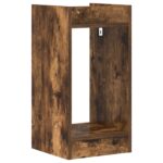 vidaXL Stojan na rastliny Údený Dub 30 x 30 x 60 cm Konštruované drevo – Obrázok 7