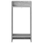 vidaXL Stojan na rastliny s poličkou 2 pcs Sivá Sonoma 30 x 30 x 60 cm – Obrázok 6