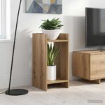 vidaXL Stojan na rastliny 2 pcs Remeselný Dub 30 x 30 x 60 cm – Obrázok 4
