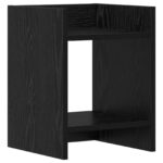 vidaXL Stojan na rastliny s poličkou 2 pcs Čierny Dub 30 x 30 x 40 cm – Obrázok 5
