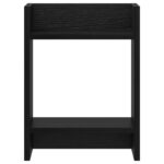 vidaXL Stojan na rastliny s poličkou 2 pcs Čierny Dub 30 x 30 x 40 cm – Obrázok 6
