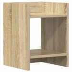 vidaXL Stojan na rastliny s poličkou Sonoma dub 30 x 30 x 40 cm – Obrázok 2