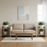vidaXL Stojan na rastliny s poličkou 2 pcs Sonoma dub 30 x 30 x 40 cm