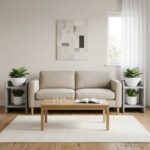 vidaXL Stojan na rastliny 2 pcs Betónovo Sivá 30 x 30 x 40 cm