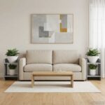 vidaXL Stojan na rastliny s poličkou 2 pcs Sivá Sonoma 30 x 30 x 40 cm – Obrázok 4