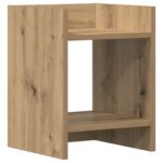 vidaXL Stojan na rastliny 2 pcs Remeselný Dub 30 x 30 x 40 cm – Obrázok 5