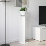 vidaXL Stojan na rastliny Biely 25 x 25,5 x 100,5 cm