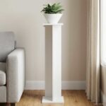 vidaXL Stojan na rastliny Biely 25 x 25,5 x 100,5 cm – Obrázok 4