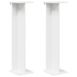 vidaXL Stojan na rastliny 2 pcs Biely 25 x 25,5 x 100,5 cm – Obrázok 2