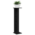 vidaXL Stojan na rastliny Čierny Dub 25 x 25,5 x 100,5 cm – Obrázok 3