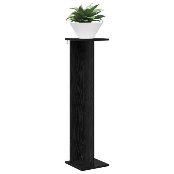 vidaXL Stojan na rastliny Čierny Dub 25 x 25,5 x 100,5 cm – Obrázok 3