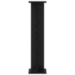 vidaXL Stojan na rastliny Čierny Dub 25 x 25,5 x 100,5 cm – Obrázok 5