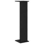 vidaXL Stojan na rastliny 2 pcs Čierny Dub 25 x 25,5 x 100,5 cm – Obrázok 8
