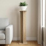 vidaXL Stojan na rastliny Sonoma dub 25 x 25,5 x 100,5 cm