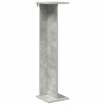 vidaXL Stojan na rastliny 2 pcs Betónovo Sivá 25 x 25,5 x 100,5 cm – Obrázok 5