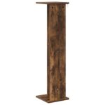 vidaXL Stojan na rastliny Údený Dub 25 x 25,5 x 100,5 cm – Obrázok 7