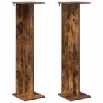 vidaXL Stojan na rastliny 2 pcs Údený Dub 25 x 25,5 x 100,5 cm – Obrázok 2
