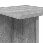 vidaXL Stojan na rastliny Sivá Sonoma 25 x 25,5 x 100,5 cm – Obrázok 8