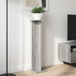 vidaXL Stojan na rastliny 2 pcs Sivá Sonoma 25 x 25,5 x 100,5 cm