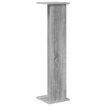 vidaXL Stojan na rastliny 2 pcs Sivá Sonoma 25 x 25,5 x 100,5 cm – Obrázok 8