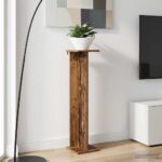 vidaXL Stojan na rastliny Staré drevo 25 x 25,5 x 100,5 cm – Obrázok 4
