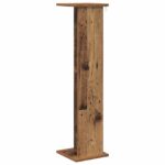 vidaXL Stojan na rastliny Staré drevo 25 x 25,5 x 100,5 cm – Obrázok 7