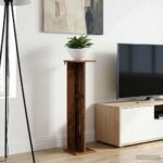 vidaXL Stojan na rastliny 2 pcs Staré drevo 25 x 25,5 x 100,5 cm