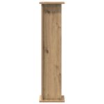 vidaXL Stojan na rastliny 2 pcs Remeselný Dub 25 x 25,5 x 100,5 cm – Obrázok 7
