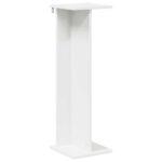 vidaXL Stojan na rastliny Biely 25 x 25,5 x 80,5 cm Konštruované drevo – Obrázok 2