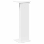 vidaXL Stojan na rastliny Biely 25 x 25,5 x 80,5 cm Konštruované drevo – Obrázok 7