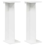 vidaXL Stojan na rastliny 2 pcs Biely 25 x 25,5 x 80,5 cm – Obrázok 2