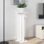 vidaXL Stojan na rastliny 2 pcs Biely 25 x 25,5 x 80,5 cm – Obrázok 4