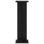 vidaXL Stojan na rastliny Čierny Dub 25 x 25,5 x 80,5 cm – Obrázok 5