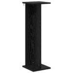 vidaXL Stojan na rastliny 2 pcs Čierny Dub 25 x 25,5 x 80,5 cm – Obrázok 5